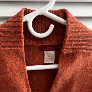 J. Crew Women’s Cashmere Sweater in Warm Rust